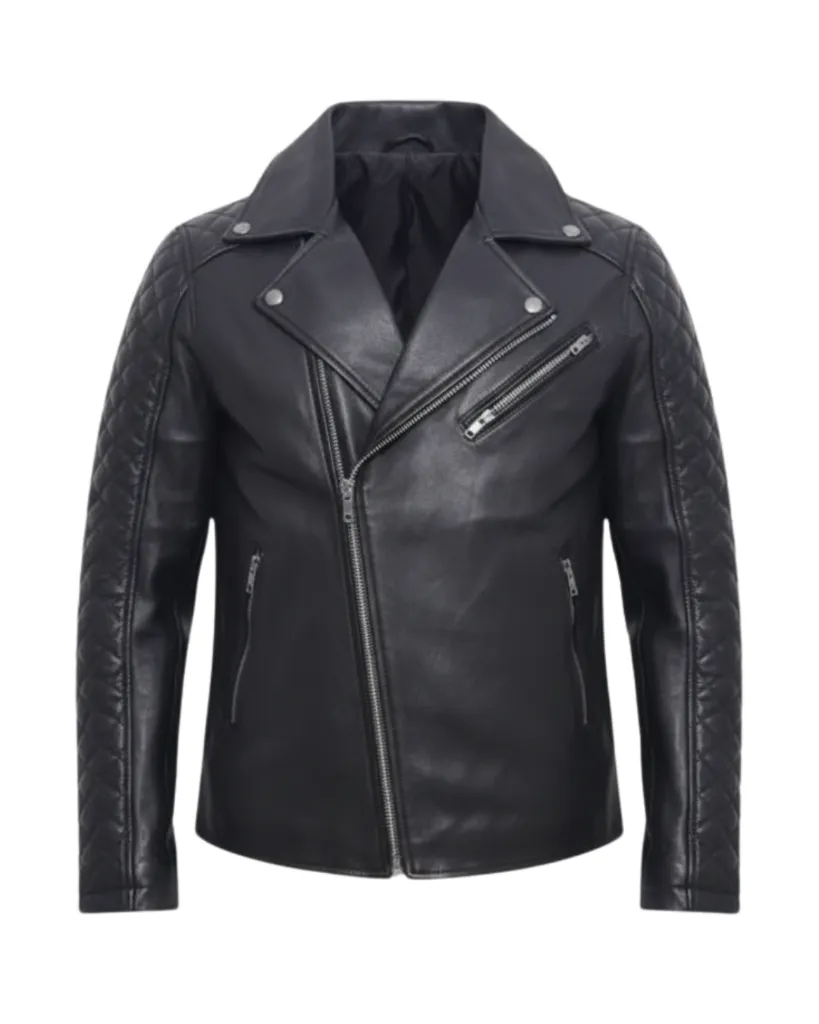 Cuban Black Leather Bicket Jacket (S)