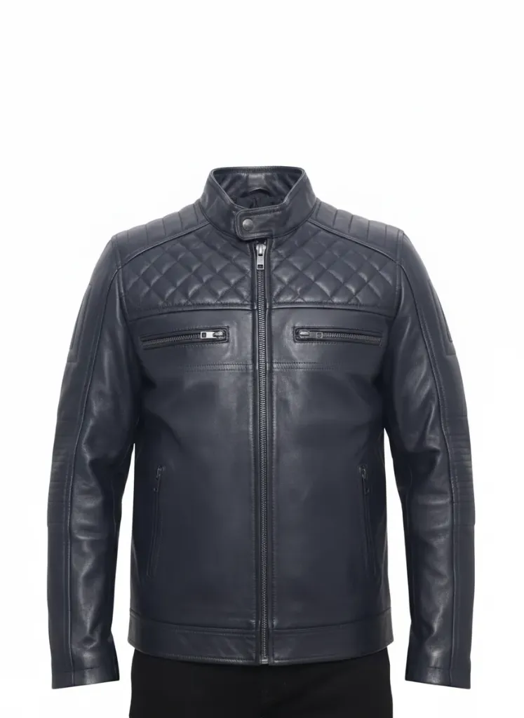 Cuban Black Leather Bicket Jacket (S)
