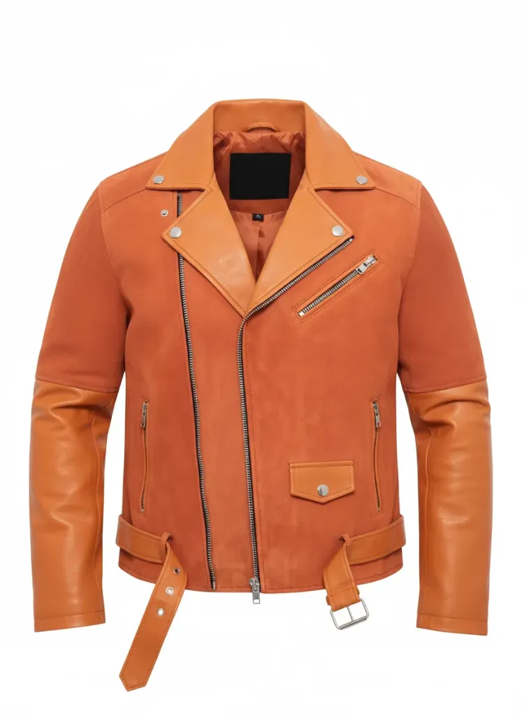 Cuban Brown Leather Bicket Jacket (S)