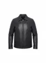 Cuban BLACK Leather Bicket Jacket 